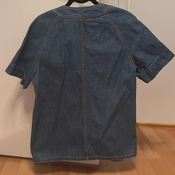Stella McCartney Denim Baseball Shirt - Picture 4 of 4